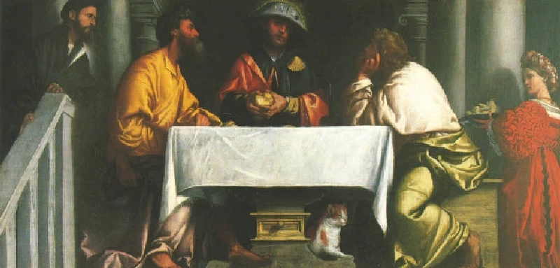 17-Bonvicino Alessandro-Moretto-Cena di Emmaus - Pinacoteca Tosio Martinengo (BS)